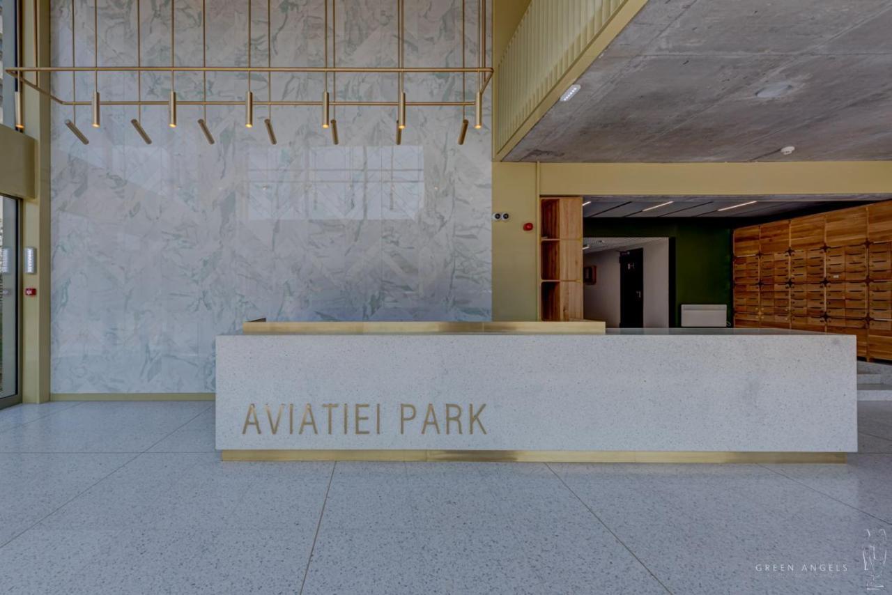 Brooklyn Studio - Aviatiei Park - Netflix - Parking Bukarest Eksteriør billede